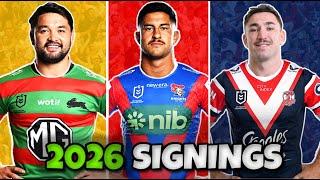 BIGGEST 2026 CONFIRMED NRL SIGNINGS SO FAR!