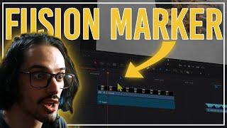 HIDDEN FEATURE DaVinci Resolve Fusion I Never Knew Existed! MARKERS