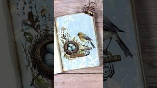 mini art journal | baby blue 