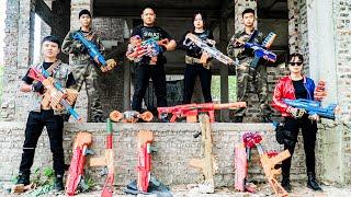 LTT Game Nerf War : Nerf Skill Training Warriors SEAL X Fight Crime Group Mr Zero Who Will Win?