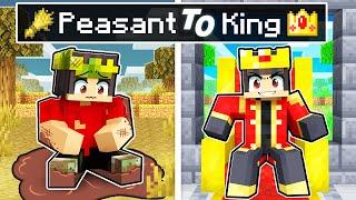 From PEASANT To KING Story In Minecraft!