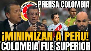 PRENSA DE COLOMBIA: ANALIZA EL EMPATE DE PERU VS COLOMBIA 1-1 ¡NO PODEMOS PERDER PUNTOS!