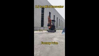 Fullwin New Design 2.5ton Mini Excavator Machine Testing