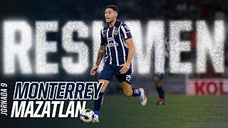 #Resumen  J9 Monterrey vs Mazatlán - Partido disputado de principio a fin 