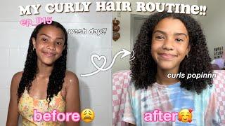 my curly hair routine 2022 :)