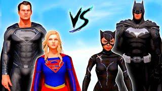 BATMAN FAMILY VS SUPERMAN FAMILY in GTA 5 | Team4shooterop | GTA5 AVENGERS