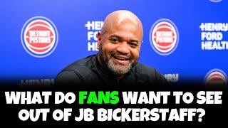 What Detroit Pistons Want To See Out Of Head Coach JB Bickerstaff This Season?