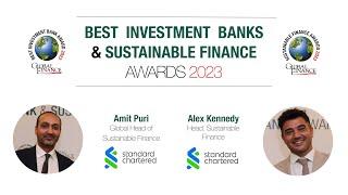 Global Finance Best Investment Banks & Sustainable Finance Awards 2023 - Standard Chartered