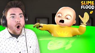 SLIME FLOOD MOD!!! | The Baby In Yellow Gameplay (Mods)