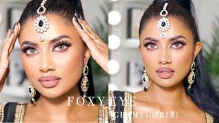 Foxy Eye Glam | GRWM KRISHKREATIONS