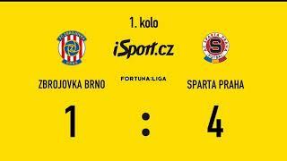 [DODATEČNĚ] Sparta Praha vs Zbrojovka Brno 1. kolo fortuna liga