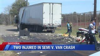 Dothan Utilities truck crashes into Semi