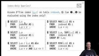 DB2 — Chapter #10 — Video #56 — Index-only query evaluation and scans, row visibility maps