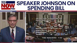 Speaker Johnson remarks as house votes on interim funding bill | LiveNOW from FOX