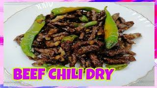 HOW TO COOK BEEF CHILI DRY // Homemade Restaurant Style // Nheng PL Channel