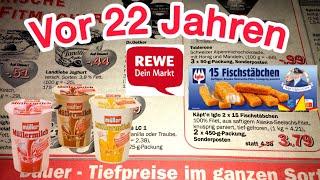 REWE vor 22 Jahren Lebensmittel Preise Zeitreise Food Vintage