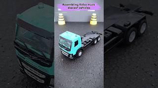 Assembling Volvo truck diecast vehicles #assemblingtoys #diecast #truck