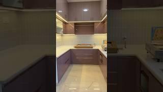 Luxury Modular kitchen| before & after finishing|U shaped kitchen| small kitchen ideas#kitchen
