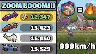 999KM/H SPEED LIMIT MAP!!  IN COMMUNITY SHOWCASE - Hill Climb Racing 2