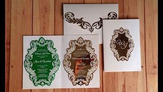 Wedding Card (CG 9672) | Warsi Wedding Cards | Weddings Cards | Wedding Invitations