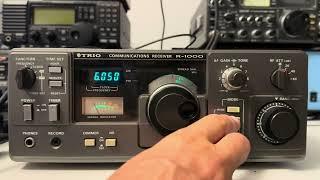 Testing the Trio R-1000 on DX with a longwire: HCJB Quito 6050 kHz Pico Pichincha, Ecuador 6050 kHz