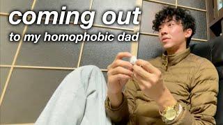 coming out to my homophobic dad