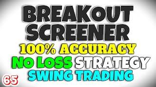 Chartink Breakout Scanner For SWING Trading | Find Stocks Before Breakout | Stocks How