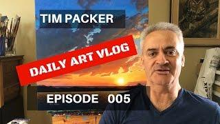 How To Start Selling Your Art - Tim Packer Daily Art Vlog - Episode 005