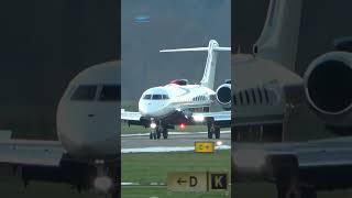  Bombardier Global 7500 OE-LLS Landing in Bern!️