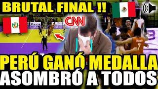 BRUTAL!! PERÚ GANÓ MEDALLA EN FINAL DE VOLEY SUB 23 MASCULINO ANTE MEXICO "TREMENDO ESTA FINAL"