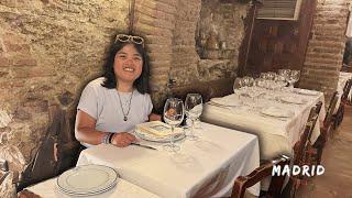 Eating at the World's Oldest Restaurant | Madrid, Spain | Travel Vlog