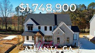 INSIDE A MODERN CRAFTSMAN STYLE HOME NEAR ATLANTA, GA WITH A HEATED POOL & LUXURY FINISHES INSIDE!