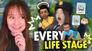 I'm already FAILING the Every Life Stage Challenge in The Sims 4...