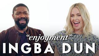 Charlize Theron and David Oyelowo Teach Afrikaans and Yoruba Slang | Vanity Fair