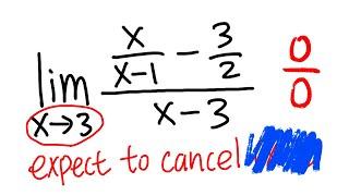 A *secret* for evaluating limits algebraically with 0/0 indeterminate form! Calculus 1 tip