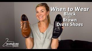 When to Wear Black or Brown Shoes