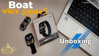 Unboxing Boat wave sigma 3 smartwatch| review