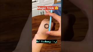Amazing ring and pencil magic trick ️ ! magic xyz #shorts