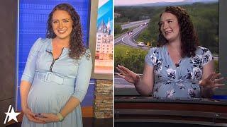 Watch Pregnant News Anchor Go Into Labor On Air After WATER BREAKS