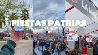 VLOG 5: ¡Así son las FONDAS en SANTIAGO DE CHILE!   #chile