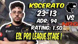 KSCERATO 23 Kills vs NRG! KSCERATO POV (Train) at ESL Pro League Season 21 Stage 1