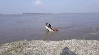 A Ferry Boat Sank with 32 Passengers In The Brahmaputra River, South Salmara, Dhubri,Assam