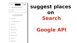  Location Search Autocomplete in Flutter | Speed code | Devhubspot