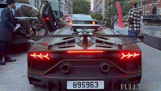 GINTANI Lamborghini Aventador SVJ Full Drive! *Loud Accelerations & Public Reactions!