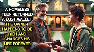 A Homeless Teen Returned A Lost Wallet. The Owner Happens To Be Rich And Changes His Life Forever