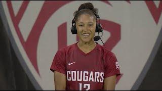 Elyse Bennett after WSU's victory versus Arizona in Pac-12 opener: 'Only looking to go up from here'