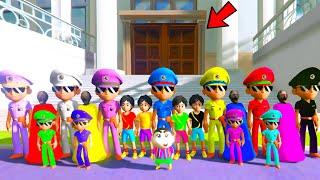 Chhota Little Singham, Granny and Shiva Playing Hide and Seek With Shinchan || With Super Power