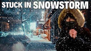 stuck in snow storm | Snowfall In America Vlog