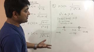 Domain and range of a function in Hindi. Example  part- 1