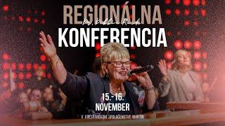 Regionálna konferencia - Debbie Rich - piatok večer